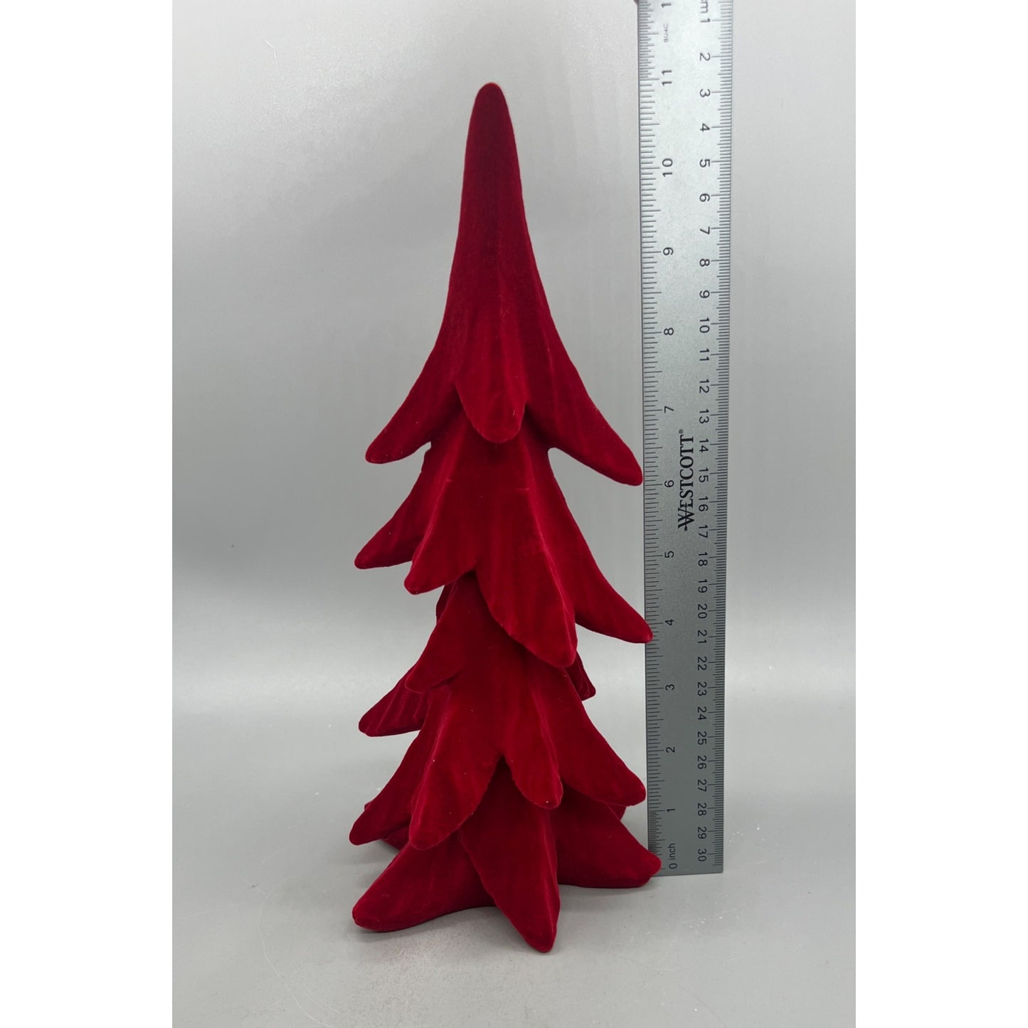Red Velvet Christmas Tree Tabletop Decoration