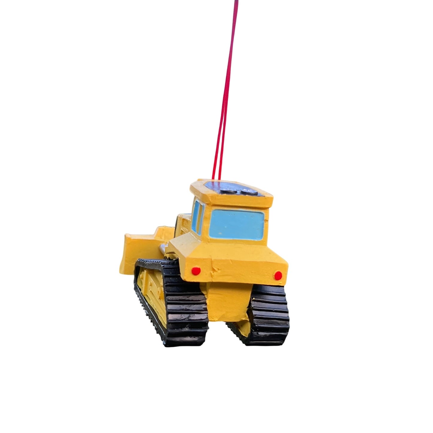 Yellow Bulldozer Christmas Ornament 3" Hanging Decoration By Kurt Adler