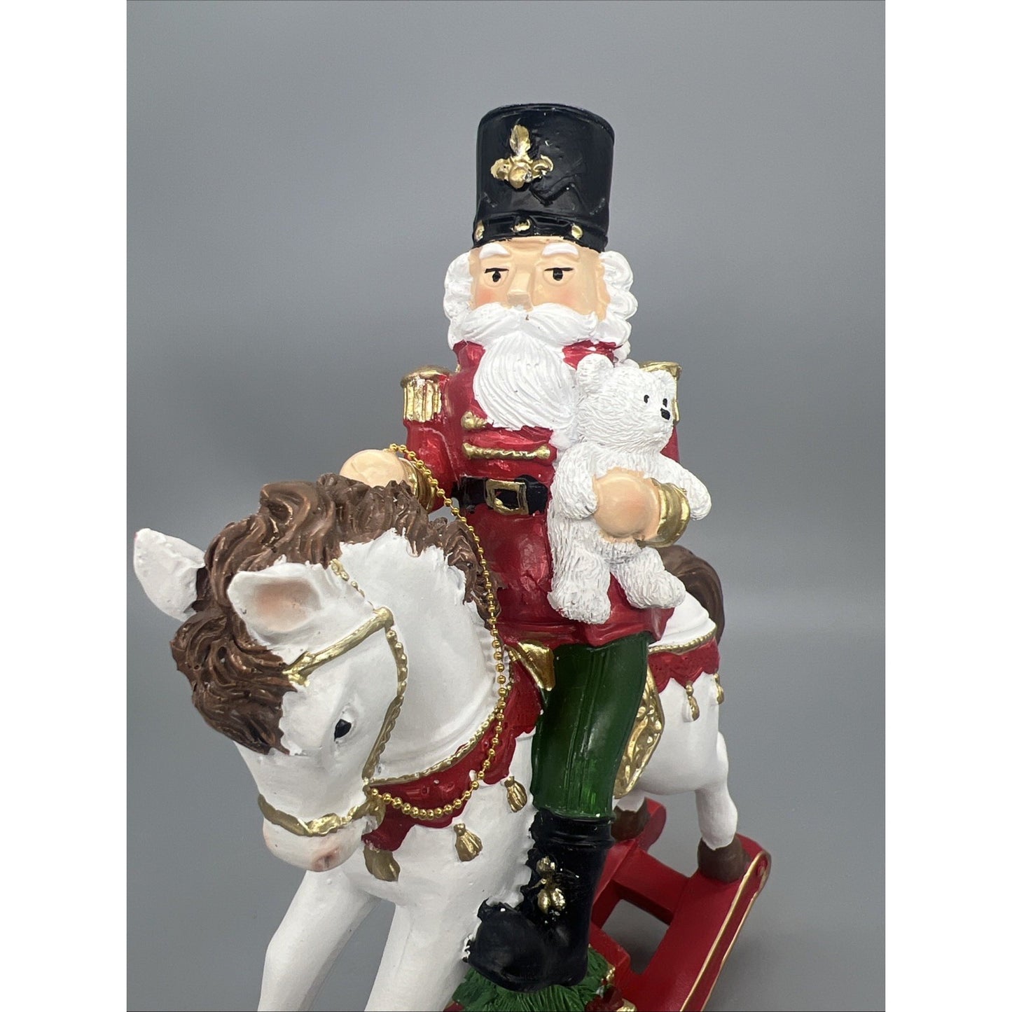 Nutcracker On Rocking Horse 9.25”