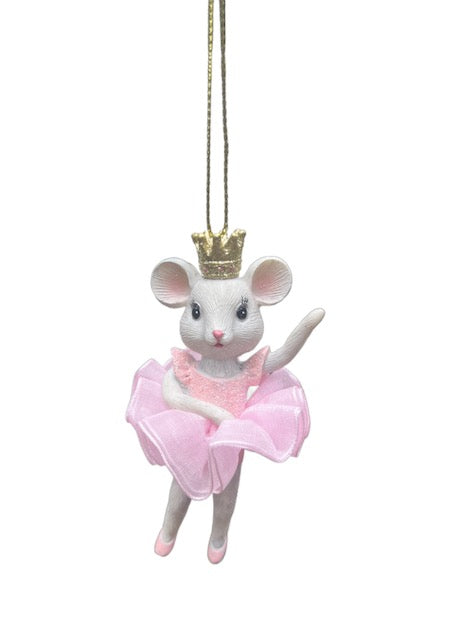 Kurt Adler Ballet Animals Christmas Ornament Poodle Cat Mouse