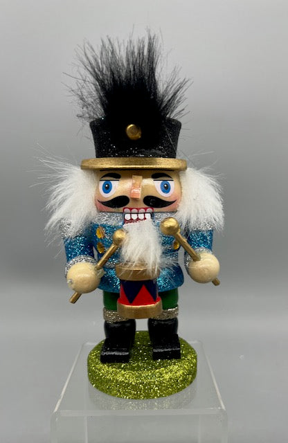 Kurt Adler Chubby Nutcracker Red-Green-Blue Christmas Ornaments 5.5" Sold Separately C5870