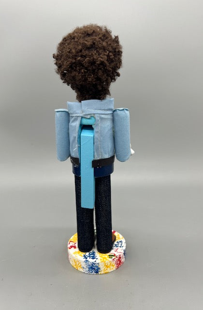 Kurt Adler 10-Inch Bob Ross with Palette Nutcracker