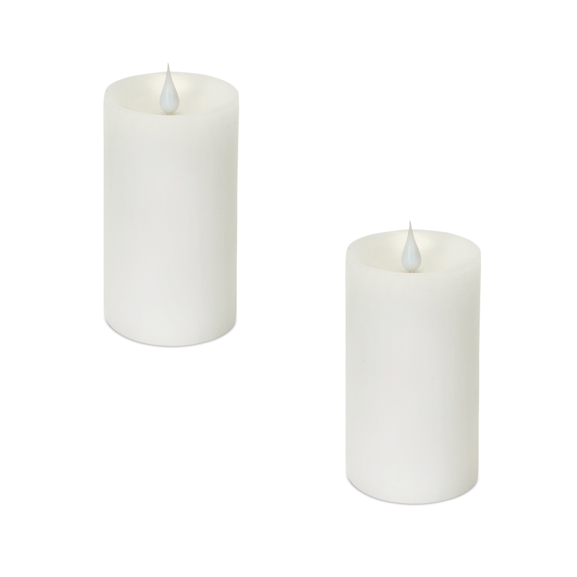 Simplux Designer LED Candle with Moving Flame and Remote (Set - 2)