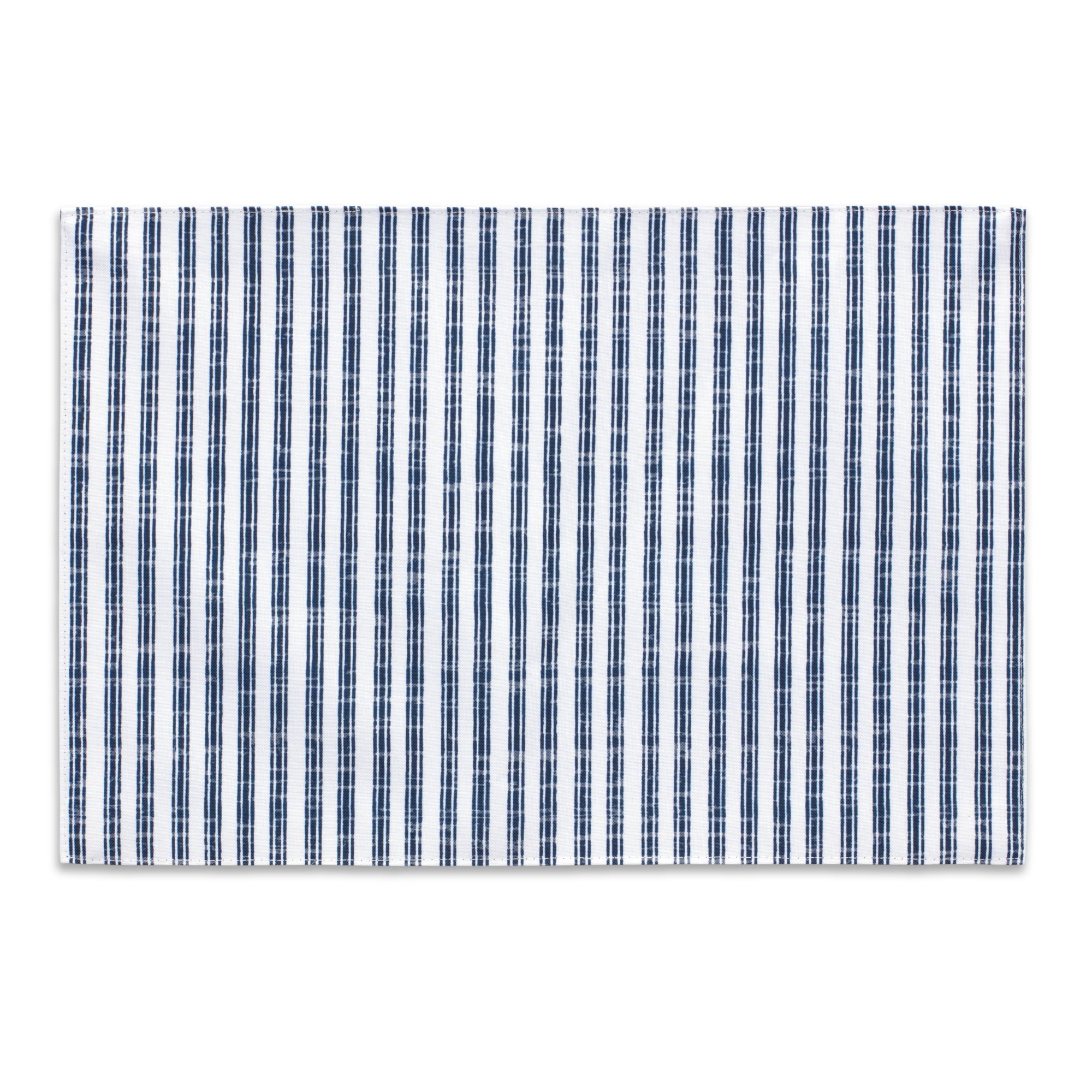 Blue and White Striped Dining Placemat (Set of 4)