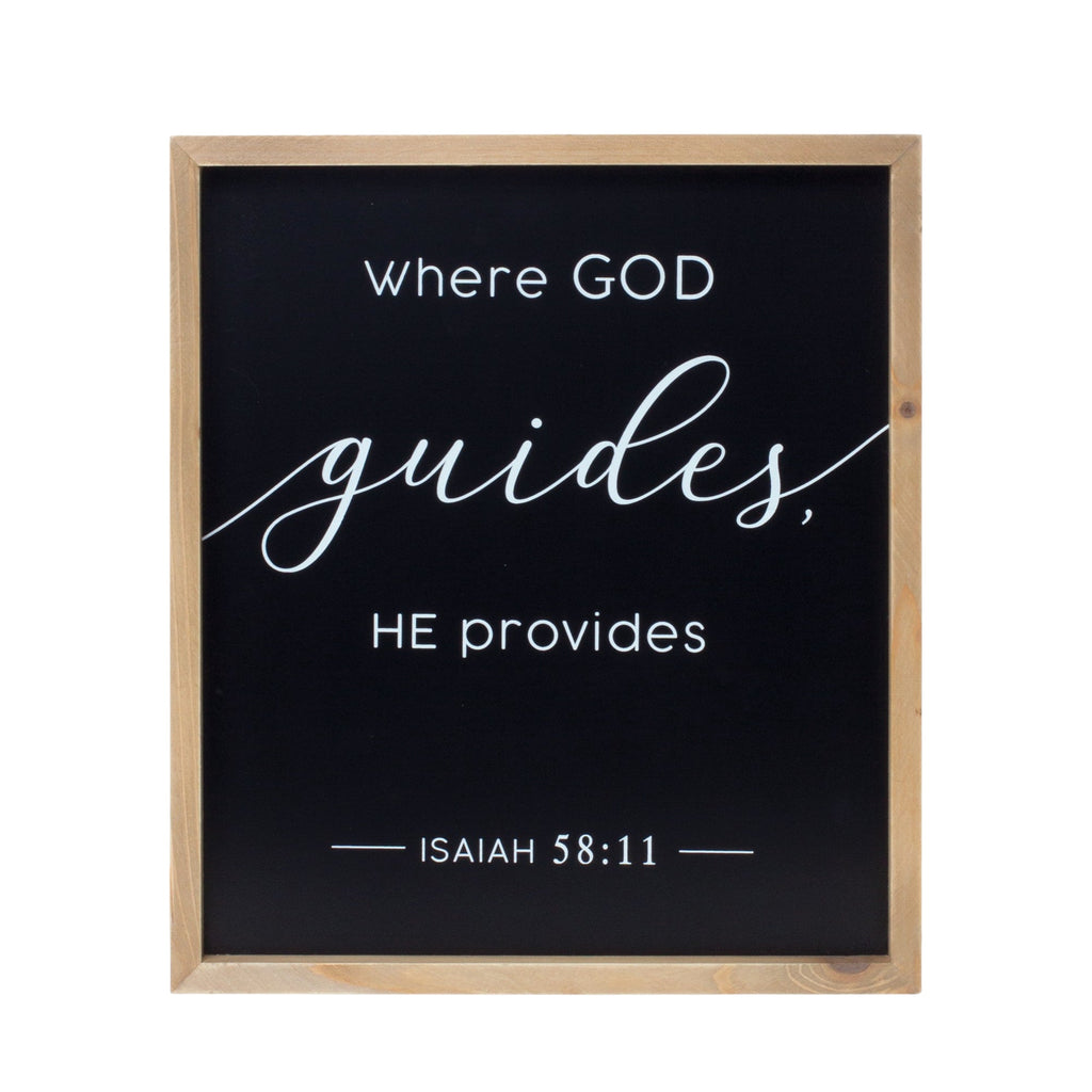 Framed Beauty and God Plaque (Set of 2)