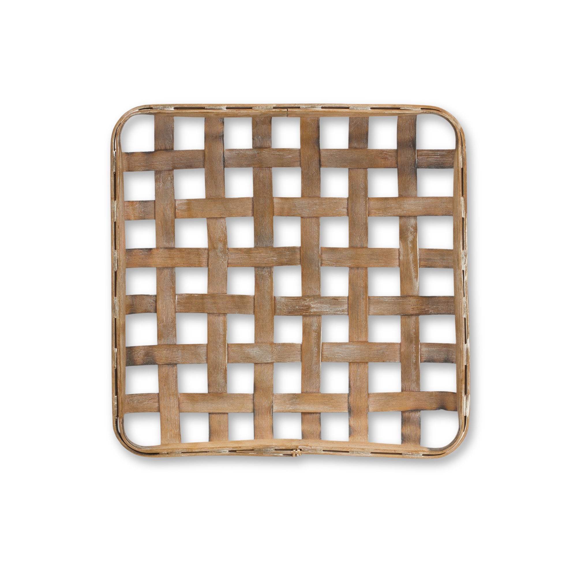 Square Bamboo Basket Tray (Set of 2)