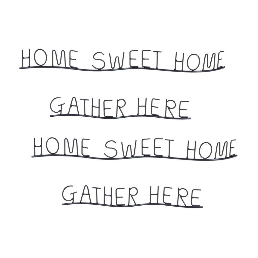 Gather and Home Sentiment Decor (Set of 4)