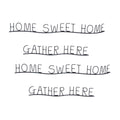 Gather and Home Sentiment Decor (Set of 4)