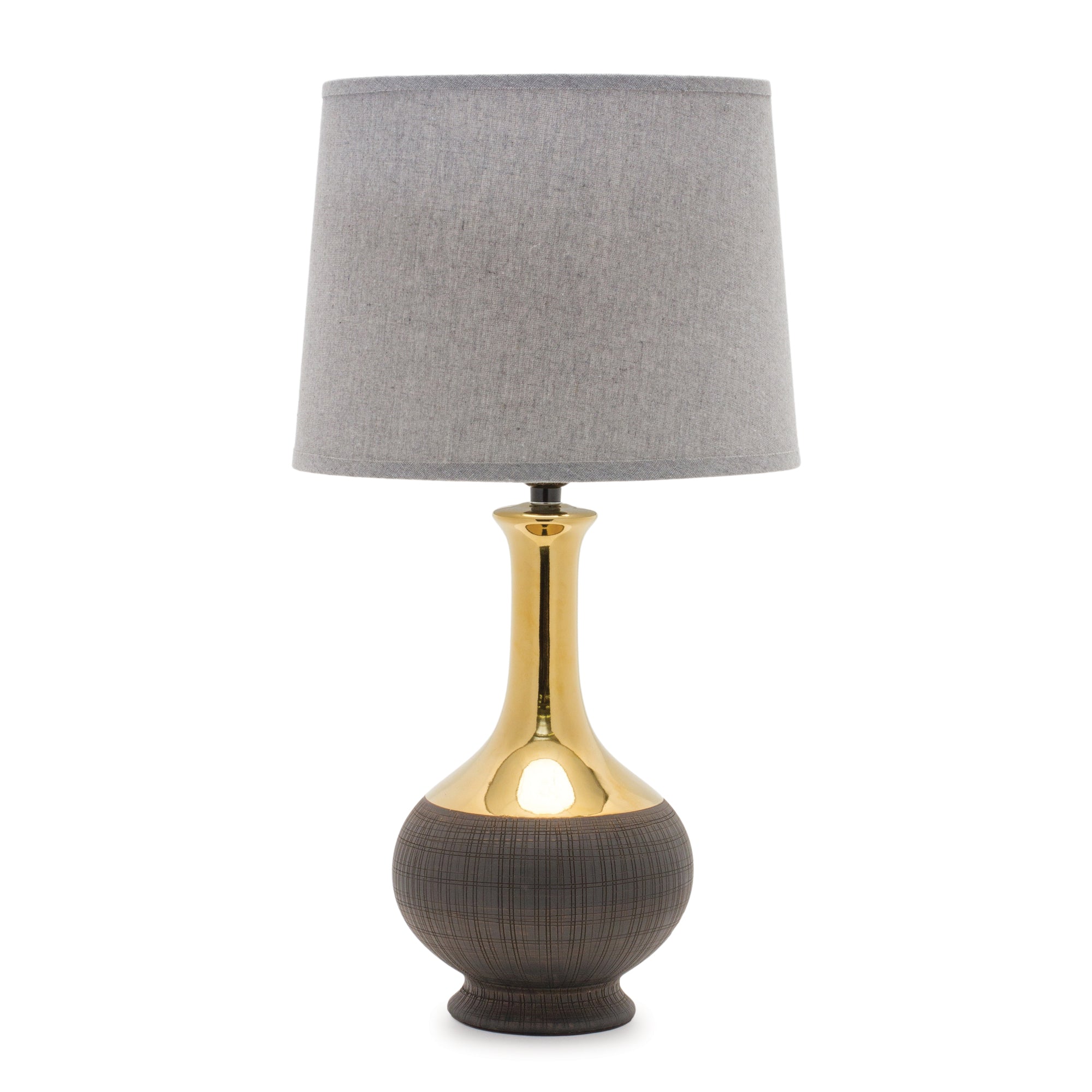 Two Tone Ceramic Lamp 22"H