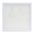 Stone Plume Wall Plaque 18.25"SQ