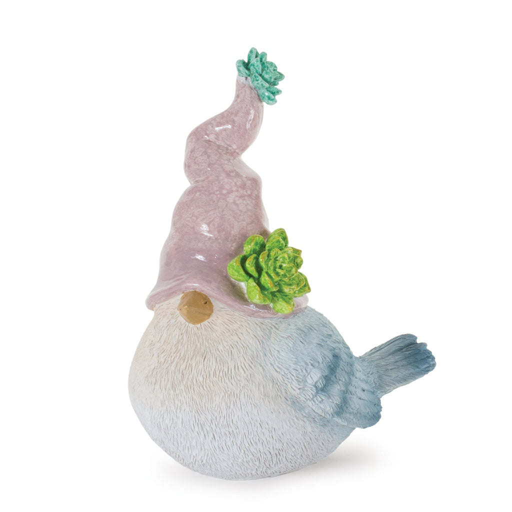 Succulent Bird Gnome Figurine (Set of 2)