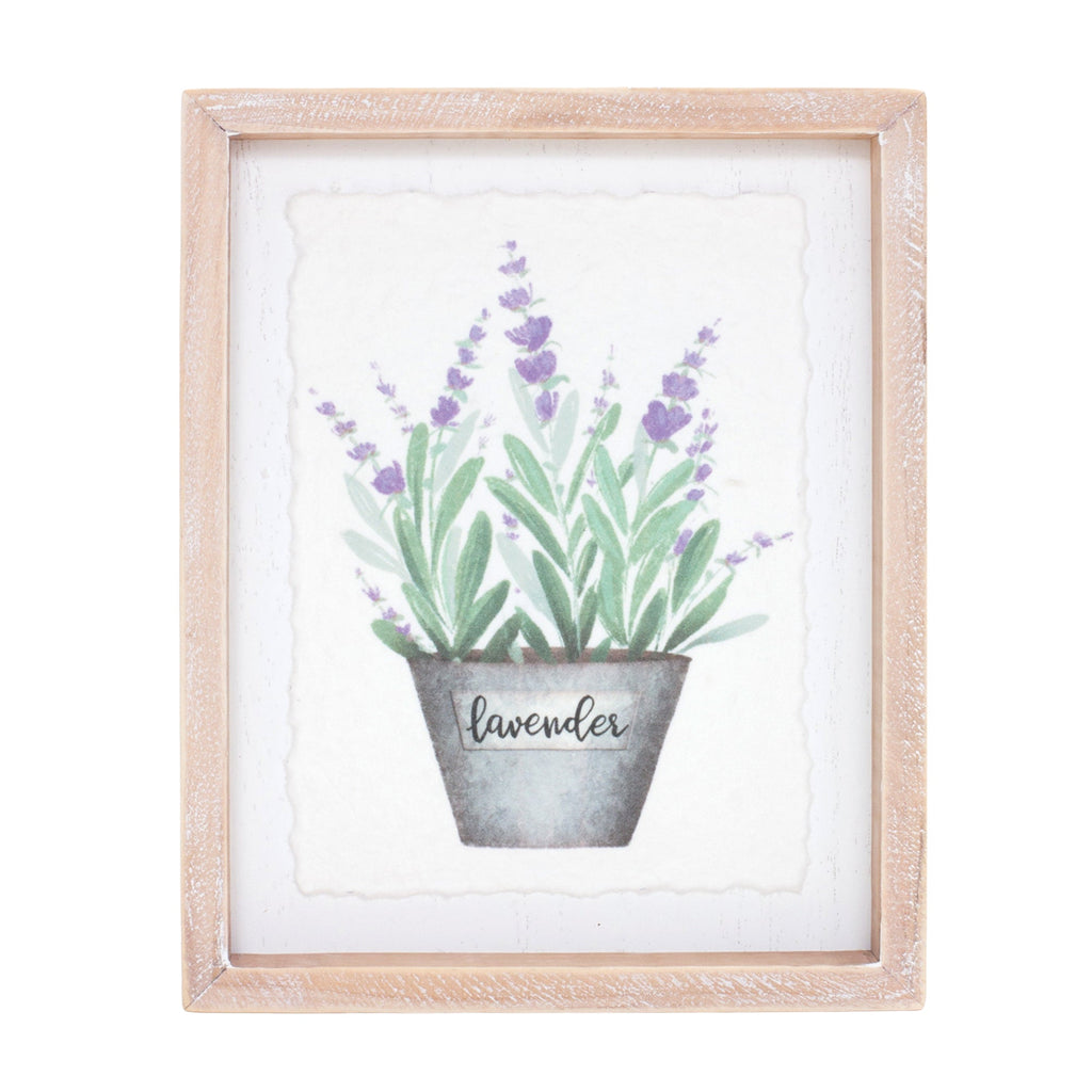Framed Watercolor Herb Print (Set of 4)