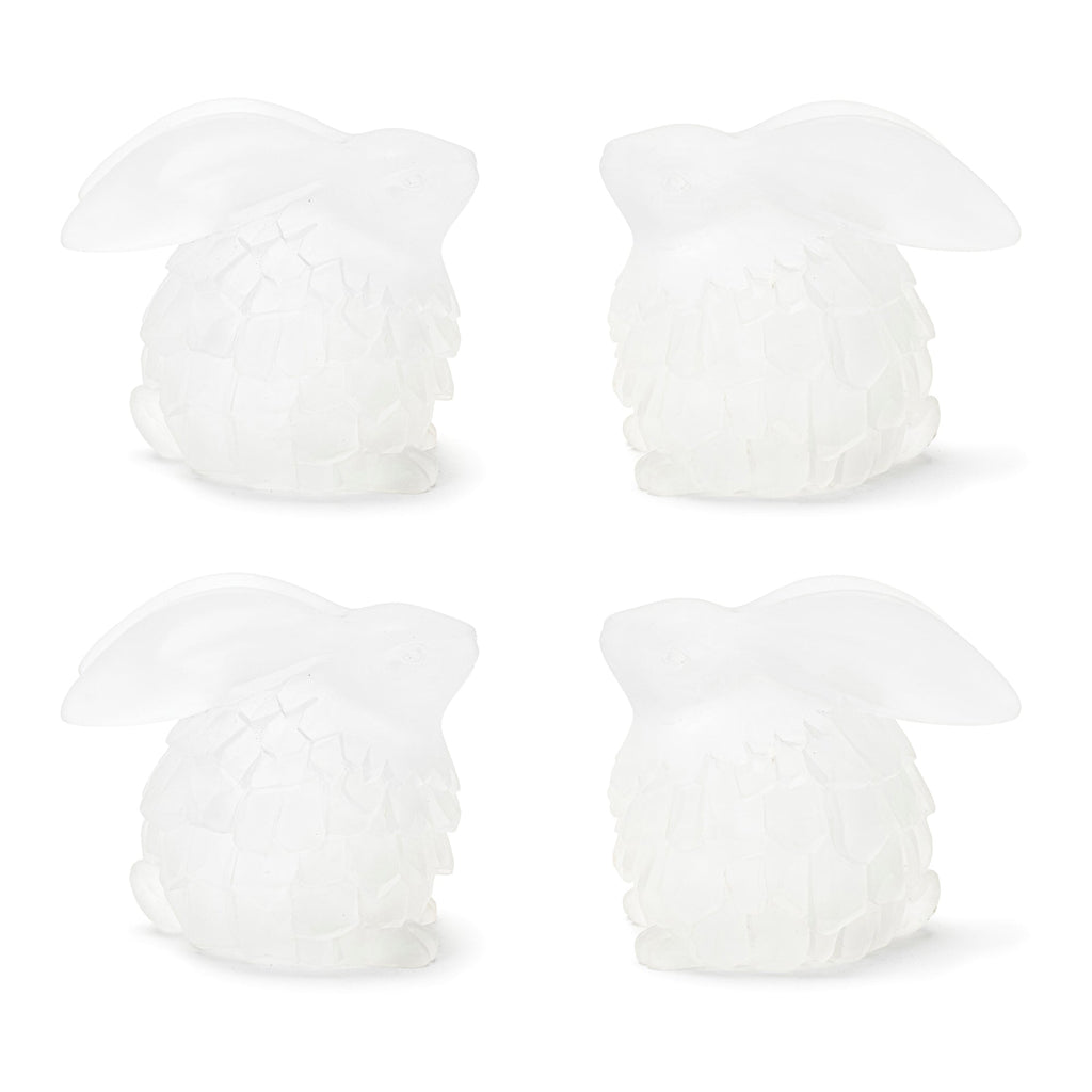 Frosted Bunny Figurine (Set of 4)
