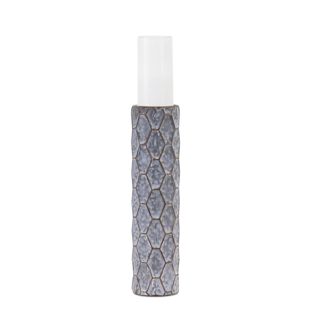 Honeycomb Metal Candle Holder (Set of 2)