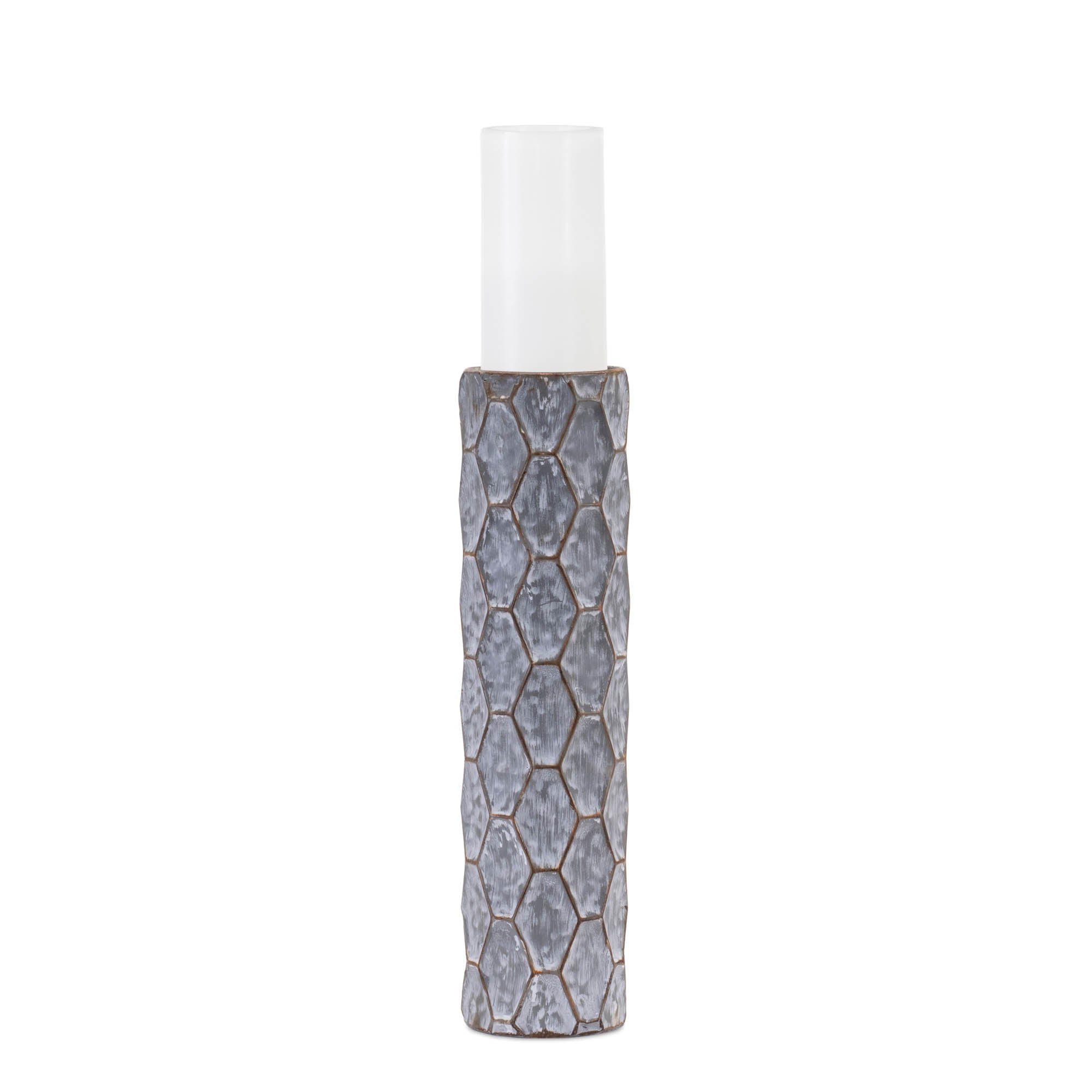 Honeycomb Metal Candle Holder (Set of 2)