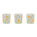 Floral Print Votive Candle Holder (Set of 3)