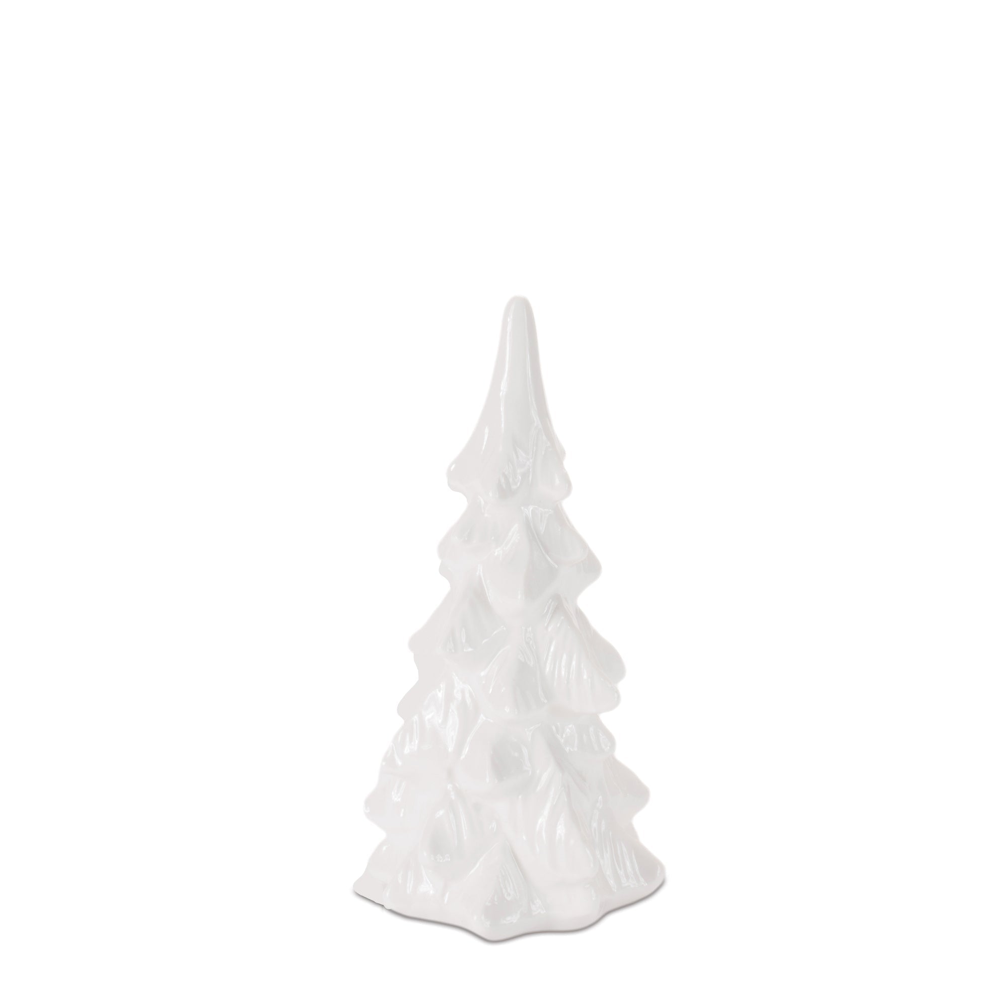 Glossy Ceramic Christmas Trees (Set of 2)