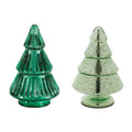 Mercury Glass Christmas Tree Set of 2