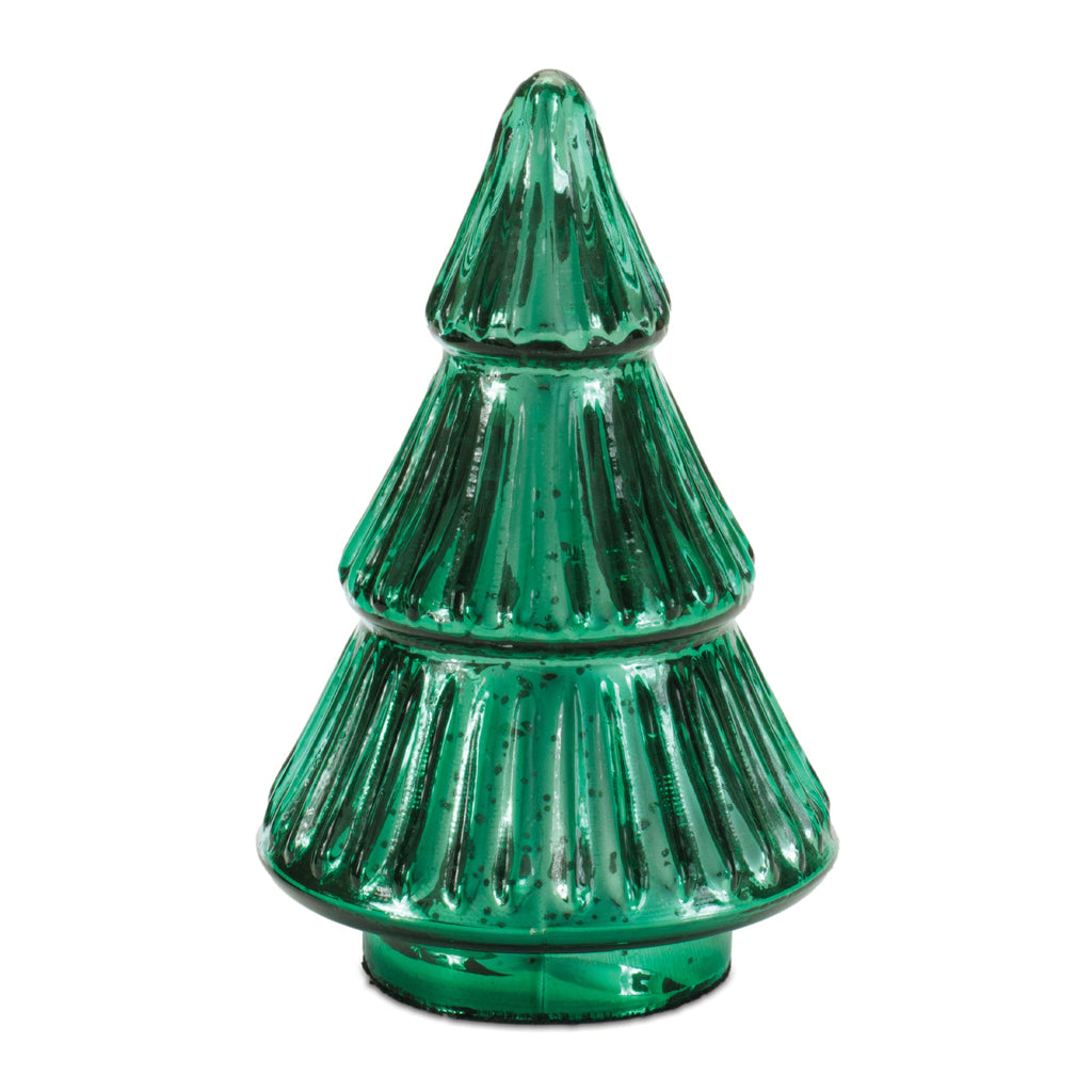 Mercury Glass Christmas Tree Set of 2