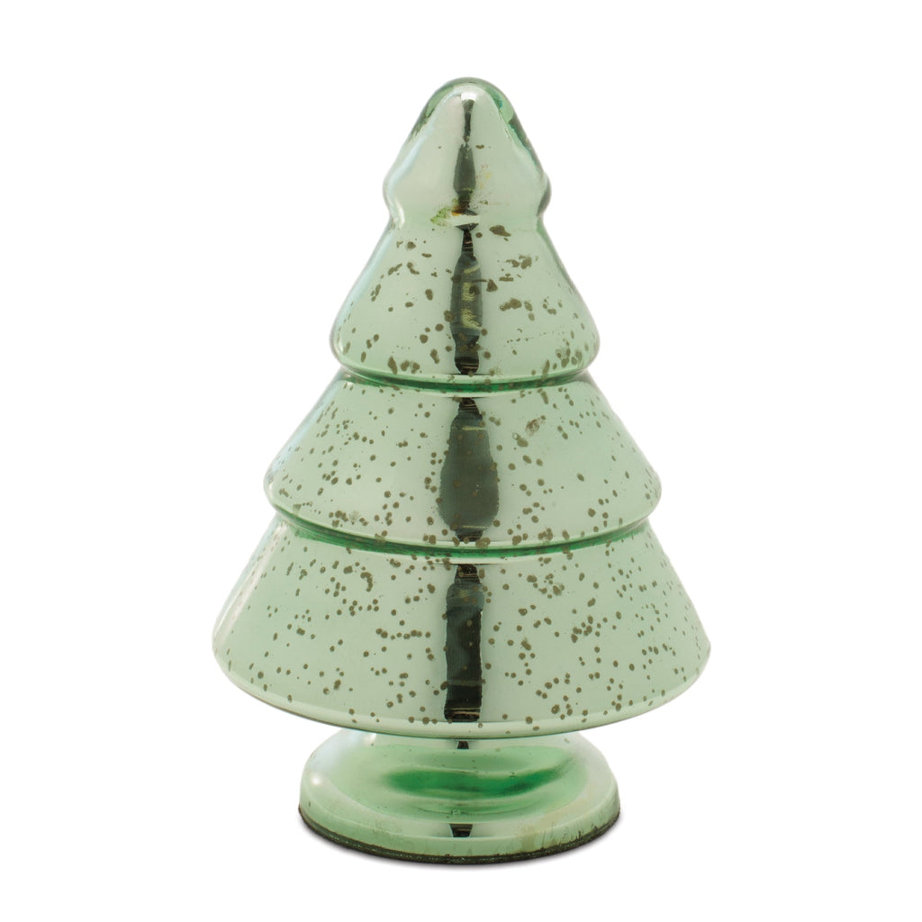 Mercury Glass Christmas Tree Set of 2