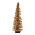 Glitter Iron Christmas Tree 23.5"H; Gold