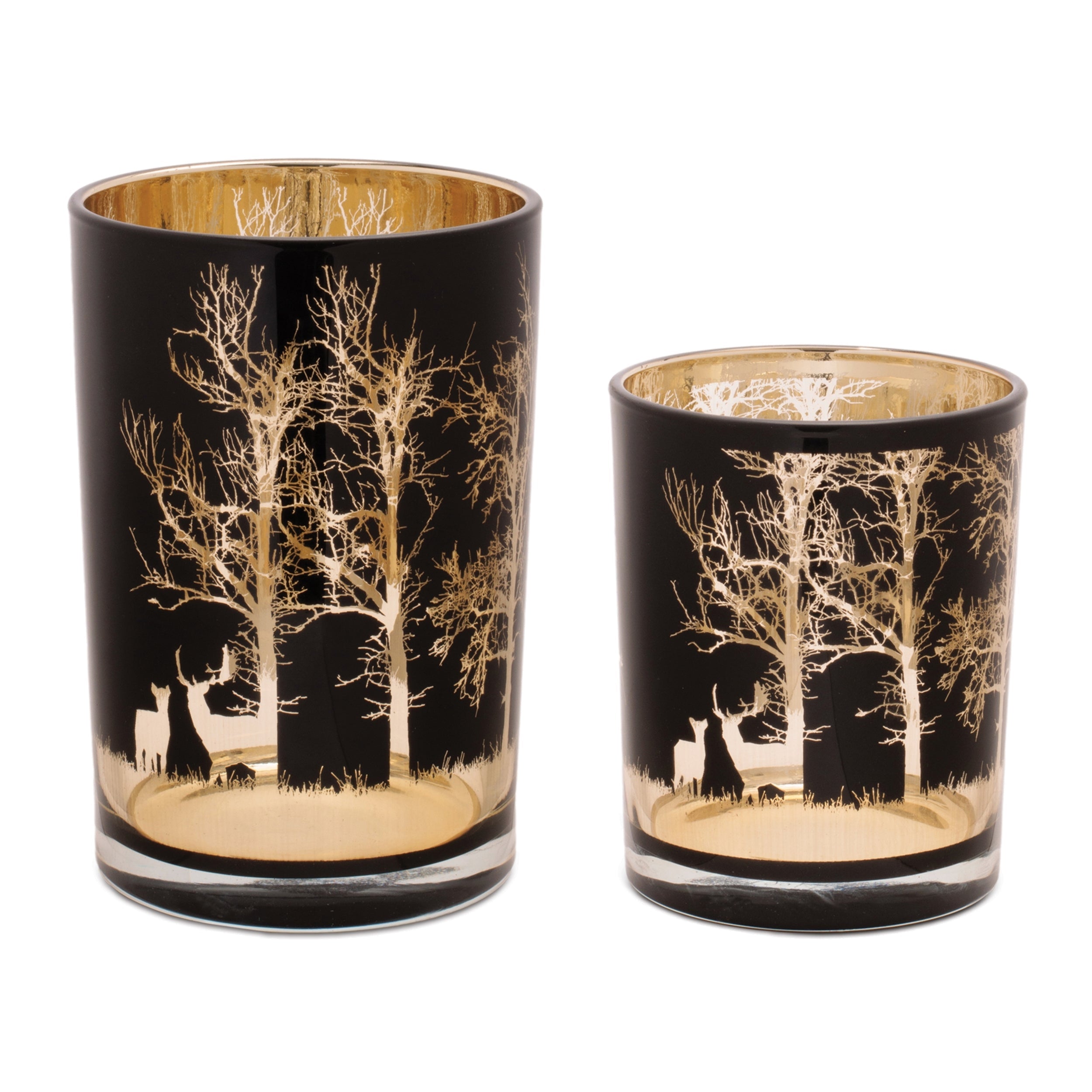 Mossy Oak Deer Candle Holder (Set - 2)