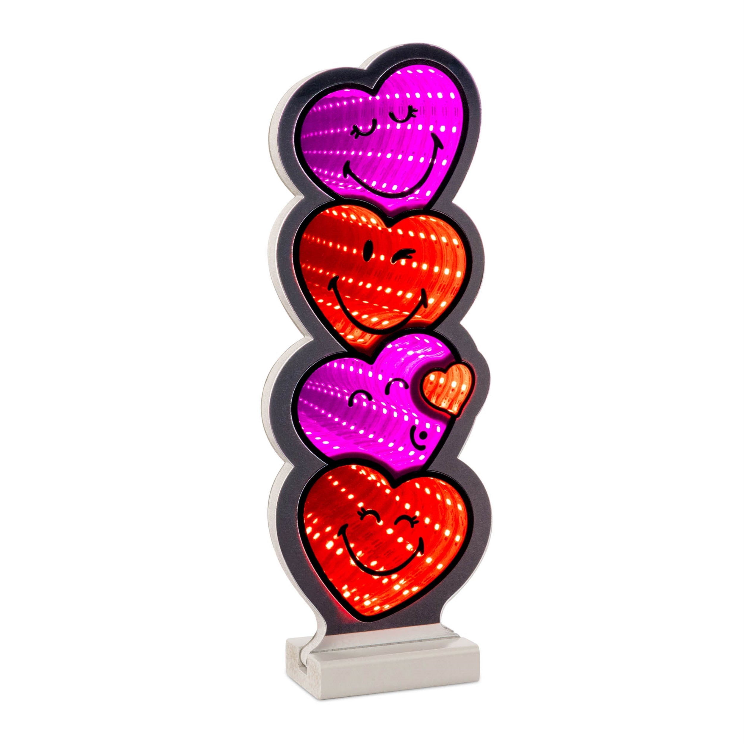SmileyWorld® Heart Stack Ekkolight 12"H