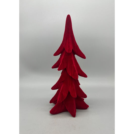 Red Velvet Christmas Tree Tabletop Decoration