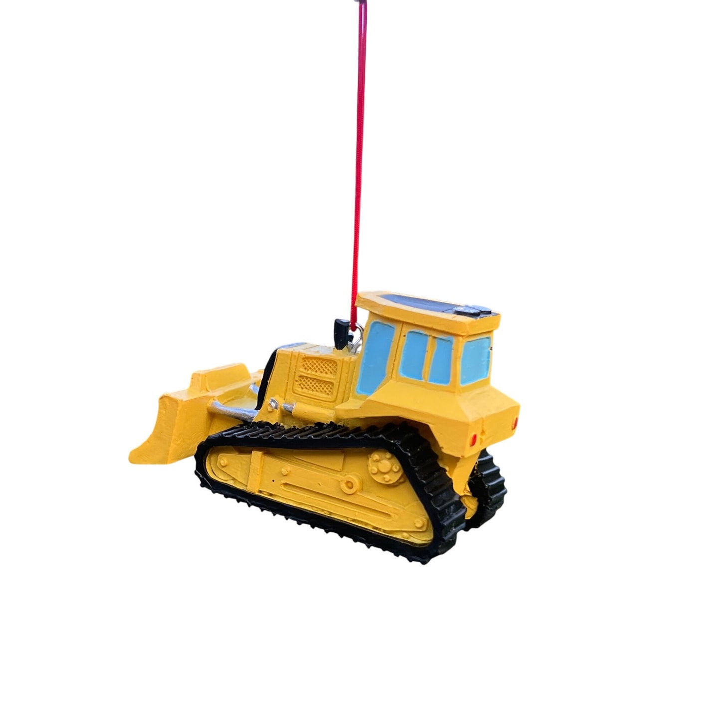 Yellow Bulldozer Christmas Ornament 3" Hanging Decoration By Kurt Adler