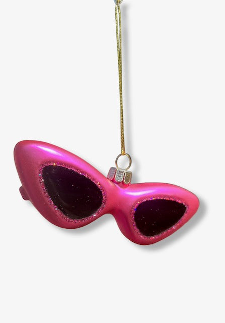 4.5" Retro Pink Sunglasses Ornament