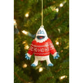 Kurt Adler Hand Painted Yeti Abominable Snowman Christmas Ornament with Red  Sweater D4706