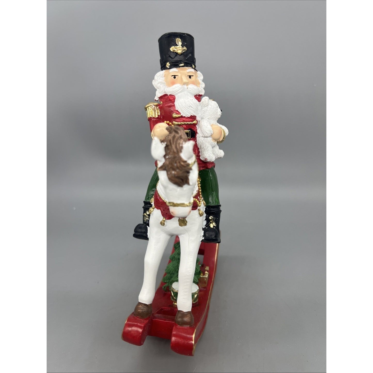Nutcracker On Rocking Horse 9.25”