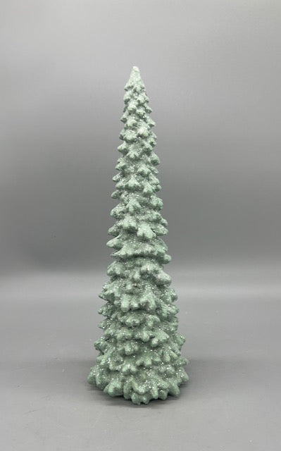 Melrose Frosted Seafoam Christmas Trees – Set of 3 (11", 9", 6") Holiday Decor