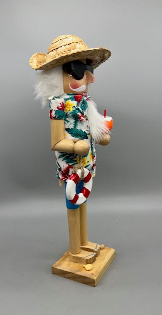 Kurt Adler 15-Inch Beach Santa Nutcracker