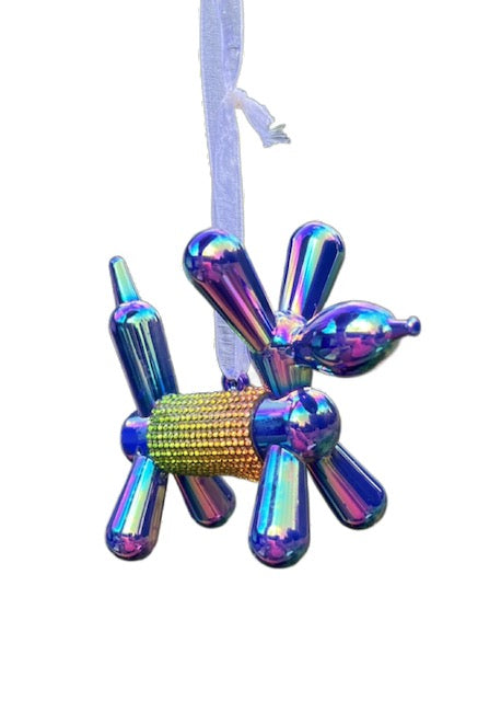 Kurt Adler  Balloon Dog Ornament 3.25" – Christmas Tree Decoration Sold Separately