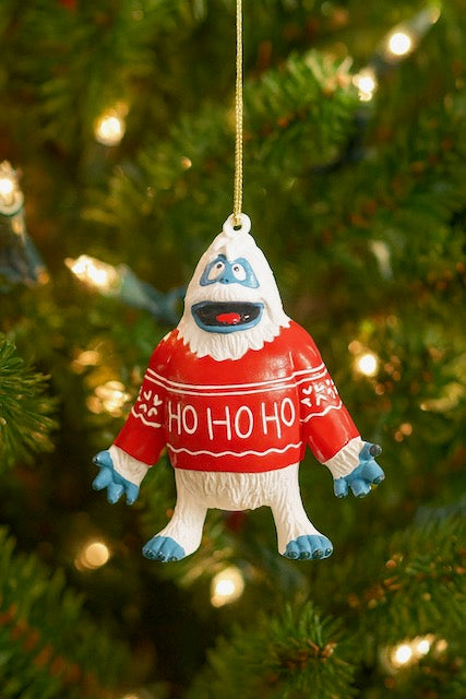 Kurt Adler Yeti Abominable Snowman Christmas Ornament with Red  Sweater D4706
