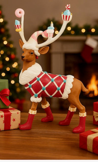 Sweet Shop Candy Reindeer 15 Inches By December Diamonds
