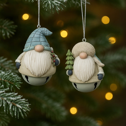 Gnome Bell Ornament 4.25" Sold Seperately