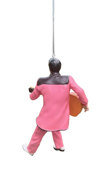Kurt Adler 5" Elvis Presley Ornament – Pink Suit with Guitar Christmas Tree Decoration