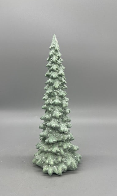 Melrose Frosted Seafoam Christmas Trees – Set of 3 (11", 9", 6") Holiday Decor
