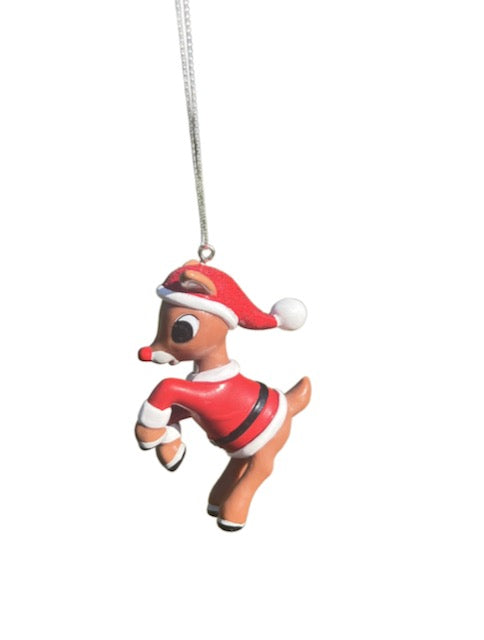 Kurt Adler Rudolph Santa & Bumble Ornament (Sold Separately)