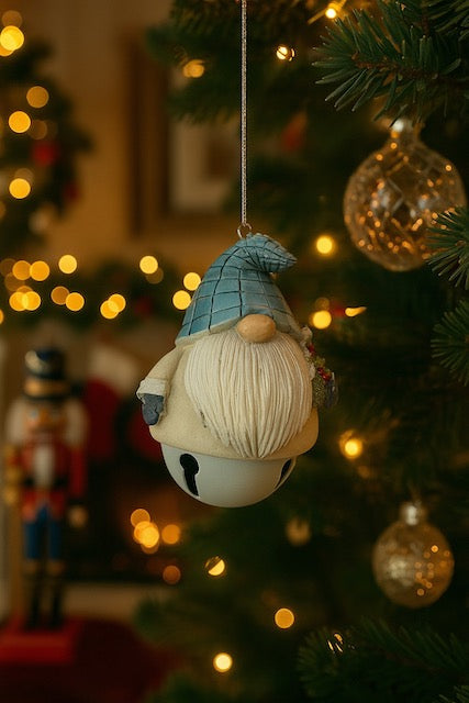 Gnome Bell Ornament 4.25" Sold Seperately
