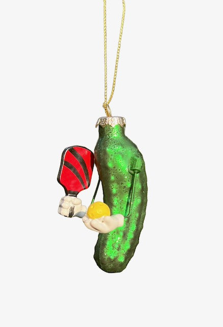 Kurt Adler Pickleball Pickle Christmas Ornamnet
