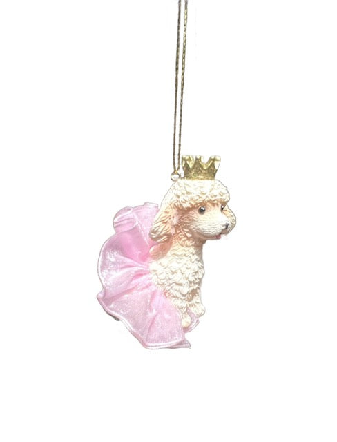 Kurt Adler Ballet Animals Christmas Ornament Poodle Cat Mouse