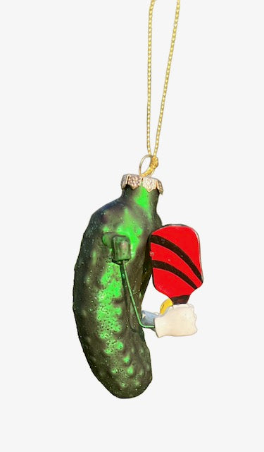 Kurt Adler Pickleball Pickle Christmas Ornamnet