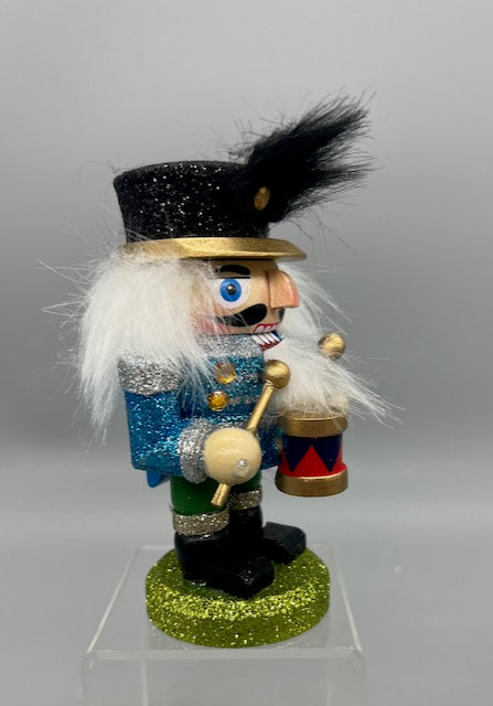 Kurt Adler Chubby Nutcracker Red-Green-Blue Christmas Ornaments 5.5" Sold Separately C5870