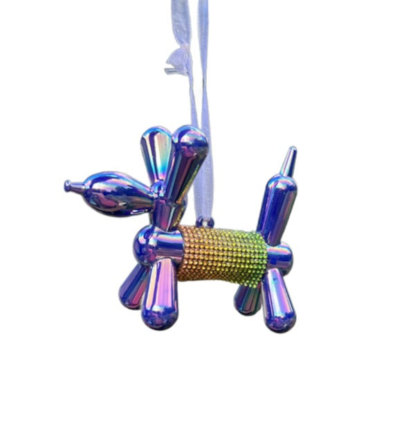 Kurt Adler  Balloon Dog Ornament 3.25" – Christmas Tree Decoration Sold Separately