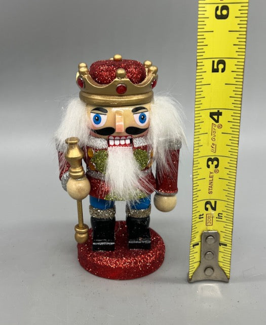Kurt Adler Chubby Nutcracker Red-Green-Blue Christmas Ornaments 5.5" Sold Separately C5870