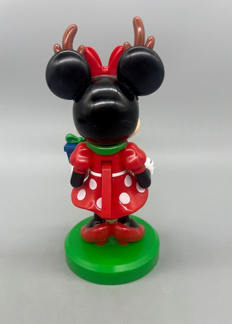 Kurt Adler Disney Minnie Mouse with Antlers and Present Nutcracker  6