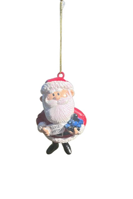 Kurt Adler Rudolph Santa & Bumble Ornament (Sold Separately)